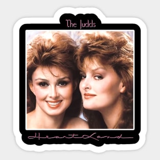 Land American Country Music Duo Sticker